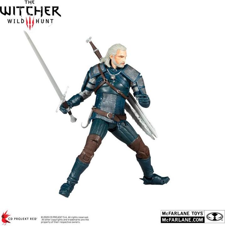 Actual product image McFarlane The Witcher AF : Gerald Of Rivia (Viper Armor Teal Dye)