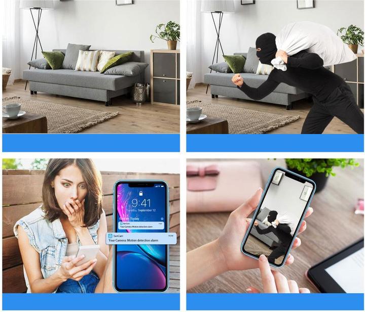 Image du produit Werkstein Mini caméra IP WiFi Ultra HD 4K