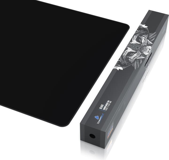 Actual product image Titanwolf Gaming mouse pad, XXXL speed gaming mouse mat, mouse pad extra large surface of 1600 x 600mm, black (XXL)