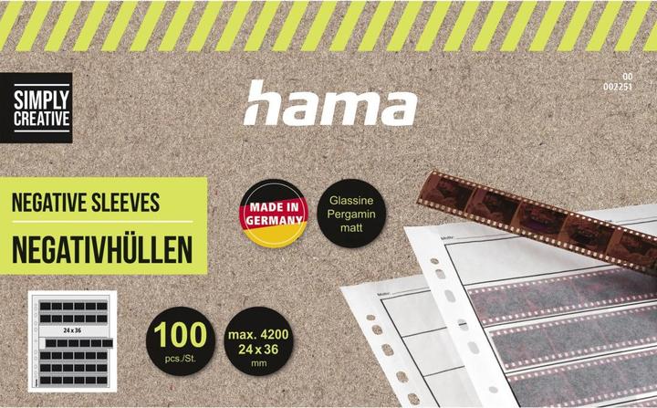 Image du produit Hama Manchons négatifs Glassine mat 24x36 100 feuilles 260x310 (31 x 26 cm)