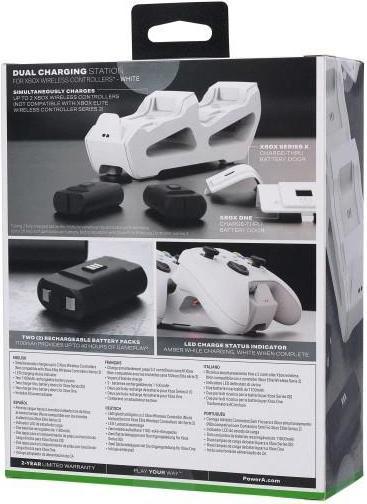 Produktbild PowerA The Charging Station is for XBOX Series X | S / One keypads (Xbox Series X, Xbox Series S, Xbox One S)