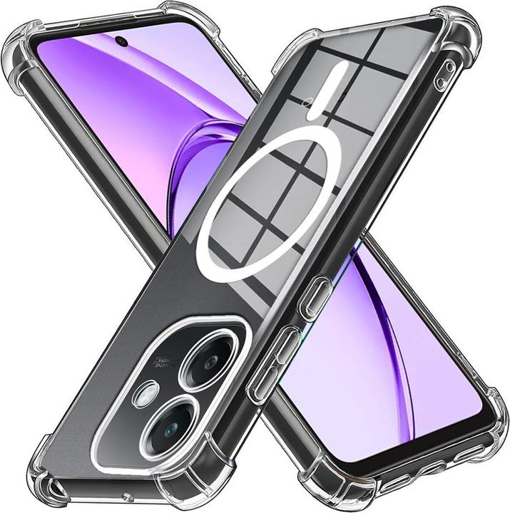 Actual product image Techsuit - Shockproof Clear Silicone MagSafe - Oppo A40 4G - Clear (Oppo A40)