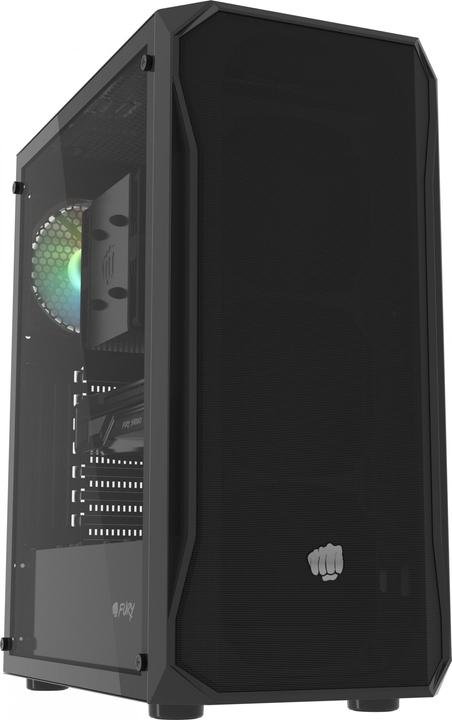Fury Obudowa OBUDOWA SHOBO SH4 RGB MIDI TOWER Z OKNEM CZARNA (ATX, mATX, Mini-ITX)