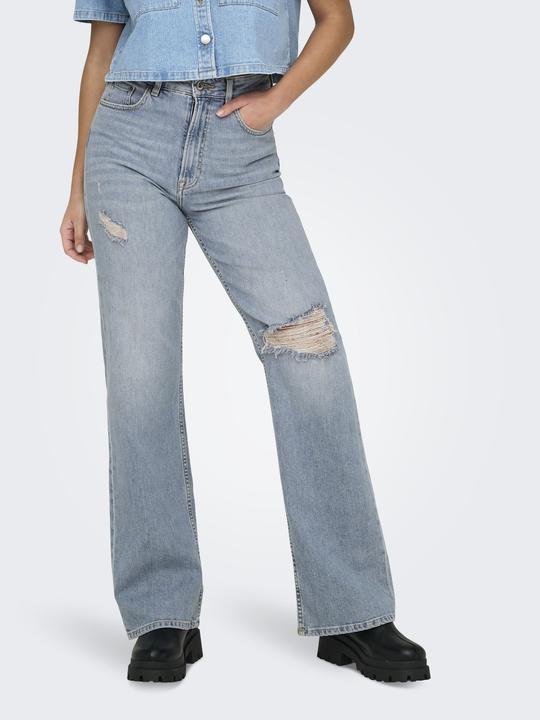 Actual product image Only ONLCAMILLE Hohe Taille Weiter Beinschnitt Jeans Jeans mit weitem Bein (27)