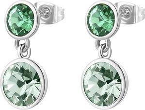 Brosway - Decent Symphonia BYM175 Green Crystal Dangle Earrings