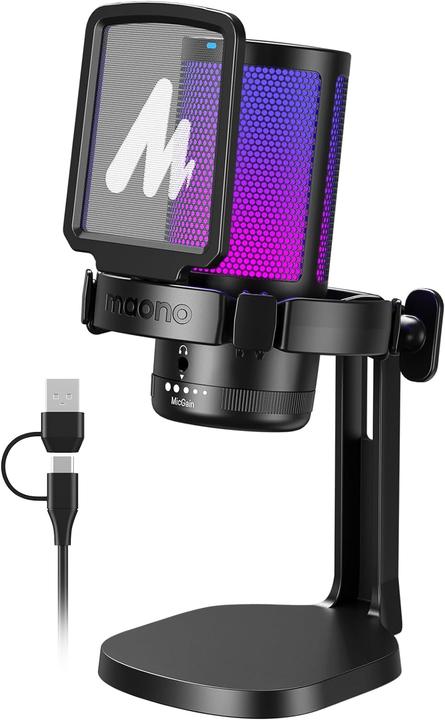 Actual product image Maono DGM20 USB microphone