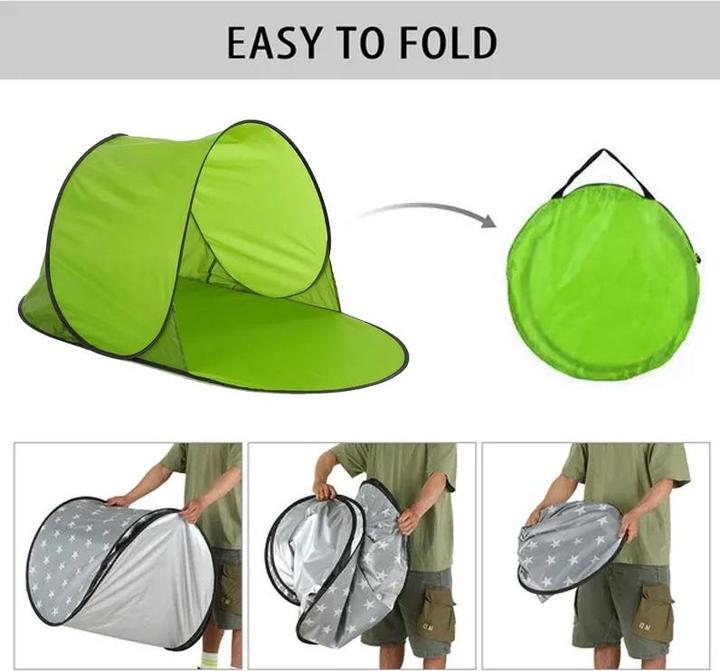 Produktbild ASMI Pop Up Strandzelt mit UV-Schutz (Strandzelt + Strandmuschel)