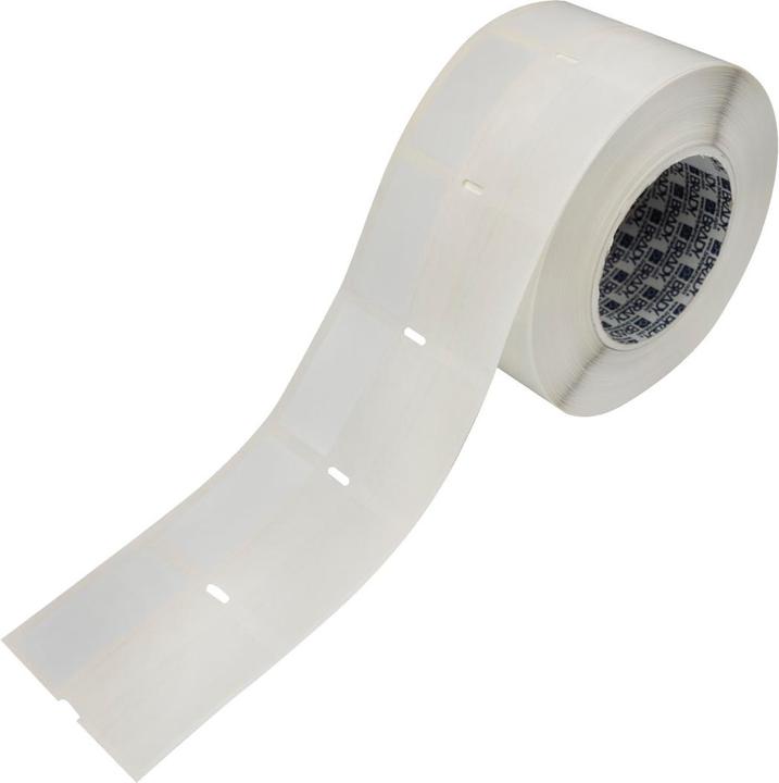 Immagine prodotto Brady Etichette stampa-e-proteggi, poliestere, bianco, lucido, 25,40 x 50,80 mm, adesivo estremamente (5.08 cm)