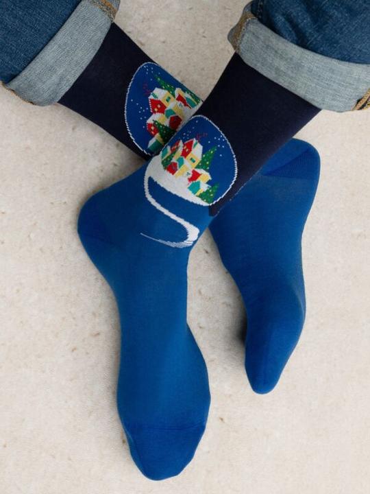 Bleuforêt Socken Schneekugel