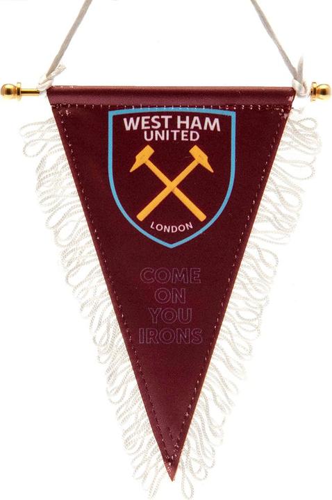Produktbild West Ham United FC Wimpel Dreieck