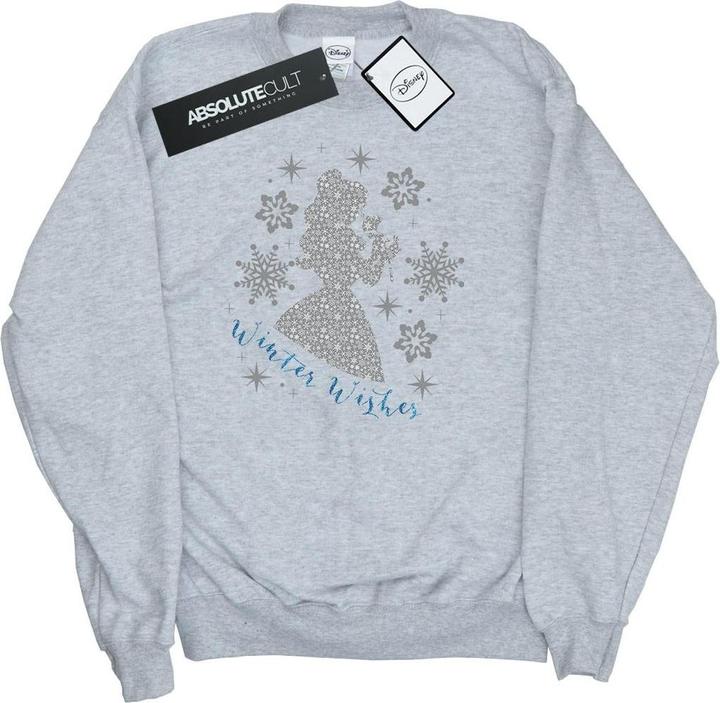 Disney Princess Belle Winter Silhouette Sweatshirt (S)