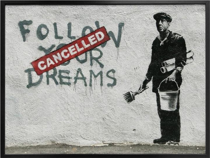 Actual product image Trenddeko Follow your dreams (40 x 30 cm)