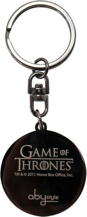 Actual product image ABYstyle GAME OF THRONES - Keychain Targaryen X4