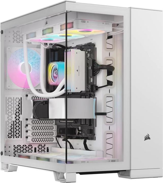 Actual product image Corsair Case iCUE 6500X RGB Midi TG white (mATX, Mini-ITX, ATX)