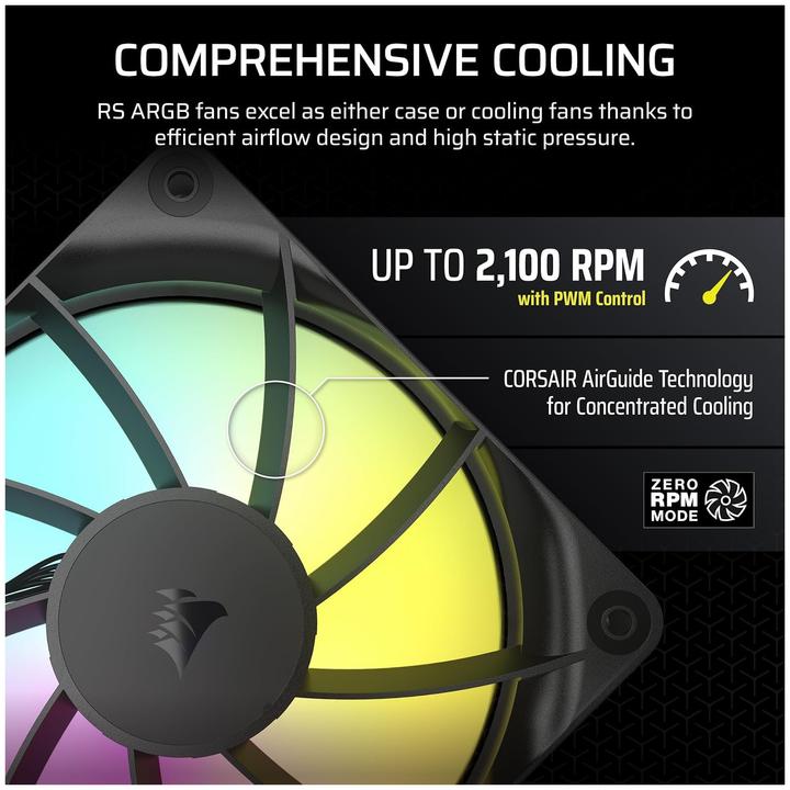 Produktbild Corsair RS120 (120 mm, 3 x)