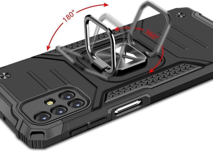 Immagine prodotto Wozinsky Ring Armor Case Kickstand Tough Rugged Cover per Samsung Galaxy M31s argento (Samsung Galaxy M31s)