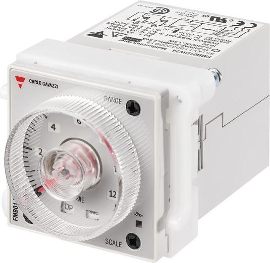 Immagine prodotto Carlo Gavazzi Relè a tempo FMB01 300h 250V 8A 24V 2 contatti in scambio Numero di funzioni 7