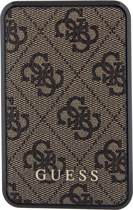 Produktbild Guess Powerbank 18W GUPB10DP4GEGW 10000mAh brązowy/brown 4G Leather Metal Logo (10000 mAh, 18 W)