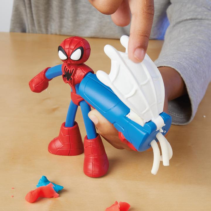 Actual product image Play-Doh Marvel Hero Adventure Playset with 3 Marvel Action Figures and Accessories, 4+