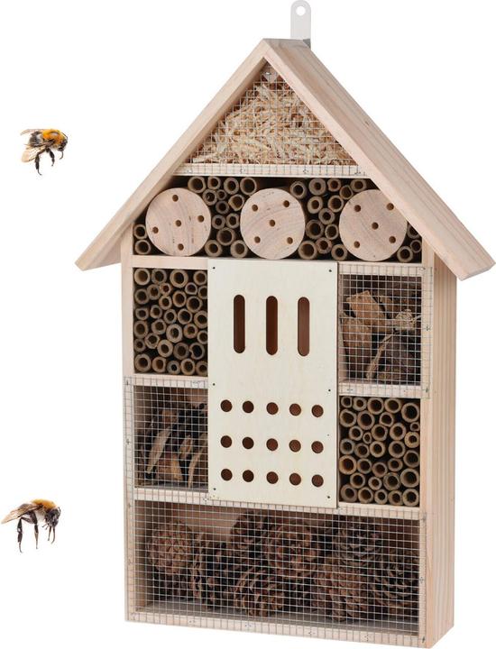 Produktbild ProGarden 2er-Set Insektenhotel, 51 x 35 x 10 cm (Wildbienen, Marienkäfer)