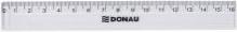 Actual product image Donau Ruler 16cm, hanging pocket, clear (175 mm)