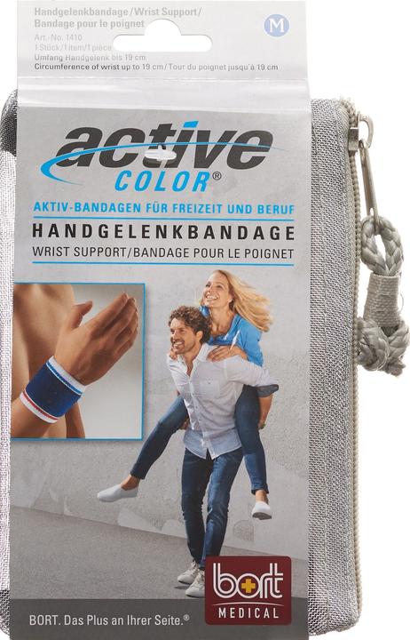 Image du produit Bort Medical ActiveColor bandage poignet L +19cm bleu (L)