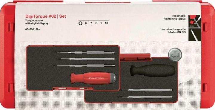 Produktbild PB Swiss Tools Drehmoment-Schraubenzieherset PB 9320.Set A1 CBB (0.40 Nm, 2 Nm)