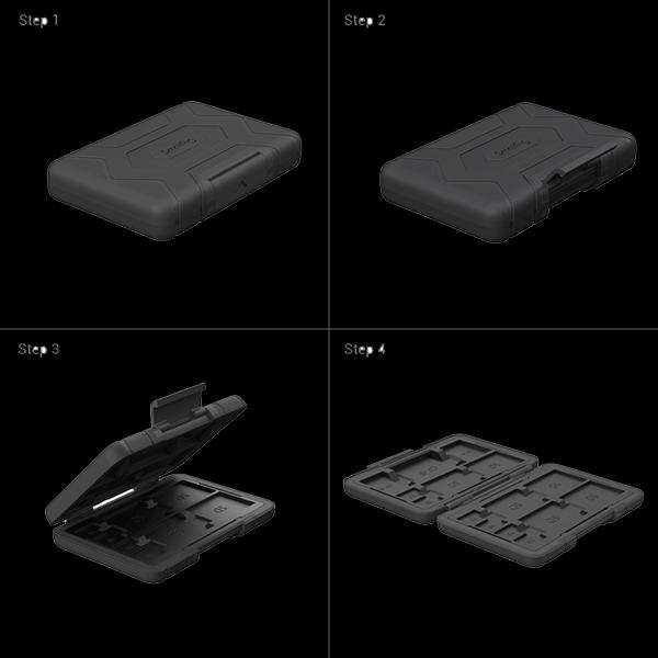 Actual product image SmallRig Memory Card Case (Camera inner pocket, 0.59 l)