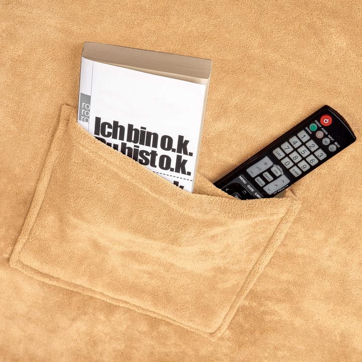 Produktbild tectake Kuscheldecke mit Ärmeln (180 x 150 cm)