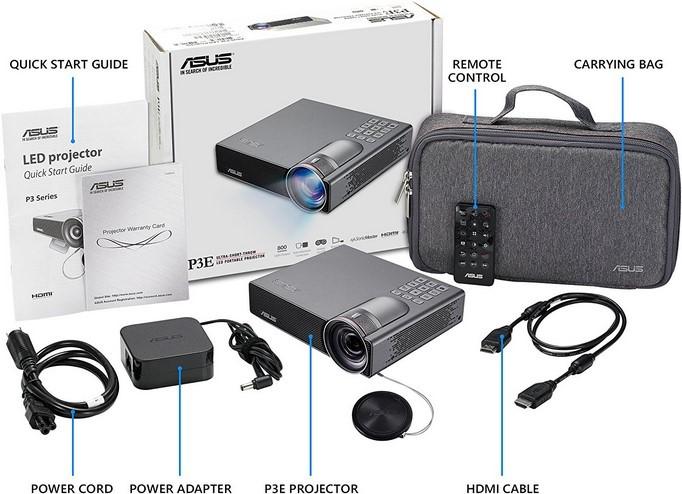 Produktbild ASUS P3E (WXGA, 800 lm, 0.8:1)