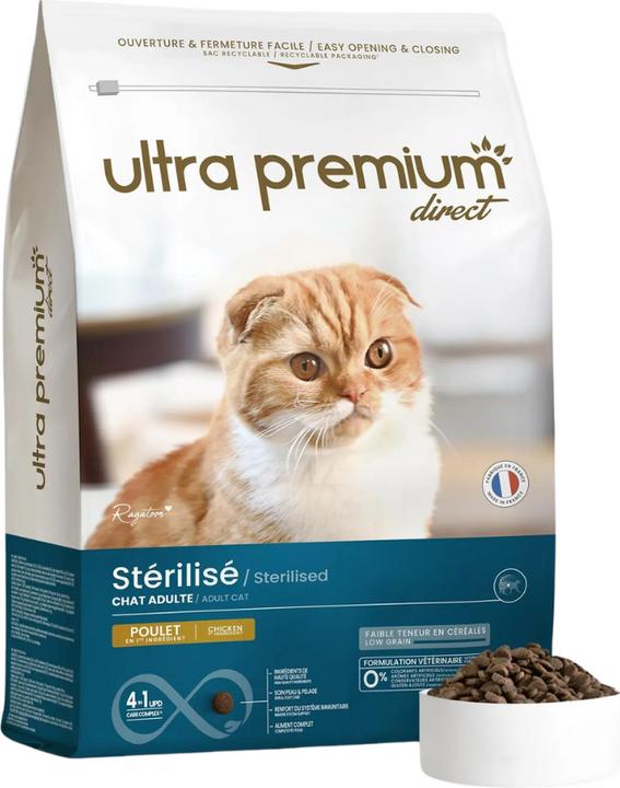 Ultra Premium Direct Sterilised Cat - Chicken & Rice (Senior, Adult, 1 pcs., 1000 g)