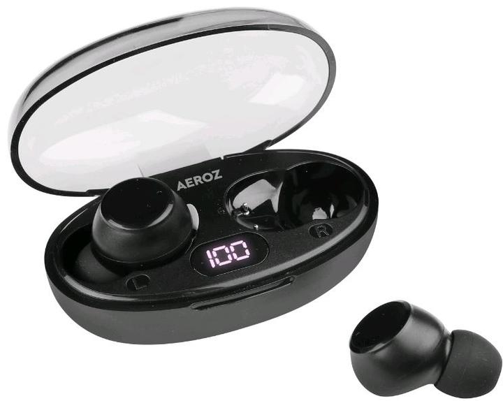 Aeroz TWS-1010 (No noise cancelling, 4 h, Wireless)