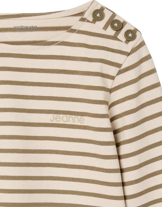 Actual product image Vertbaudet Mädchen Ringelshirt mit Recycling-Baumwolle (158)