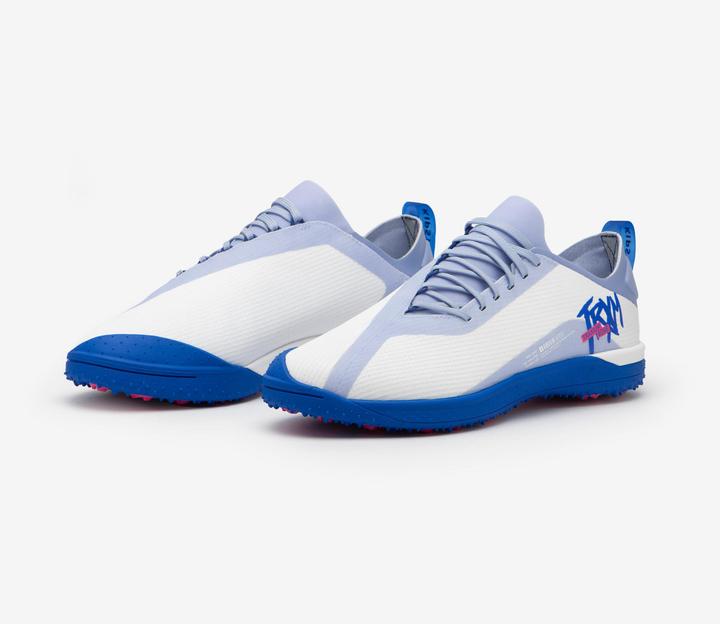 Produktbild Kipsta Damen/Herren Fussball Multinockenschuhe TF - Traxium Edge Turf weiss/blau (40)