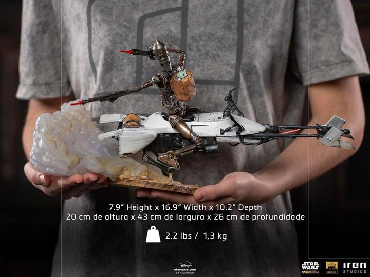 Immagine prodotto Iron Studios Statuetta di Star Wars The Mandalorian 1/10 Deluxe Art Scale IG-11 & The Child 20 cm