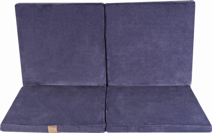 Produktbild Meowbaby Spielmatte für Kinder, quadratisch, faltbar, Velours (120 x 120 cm)