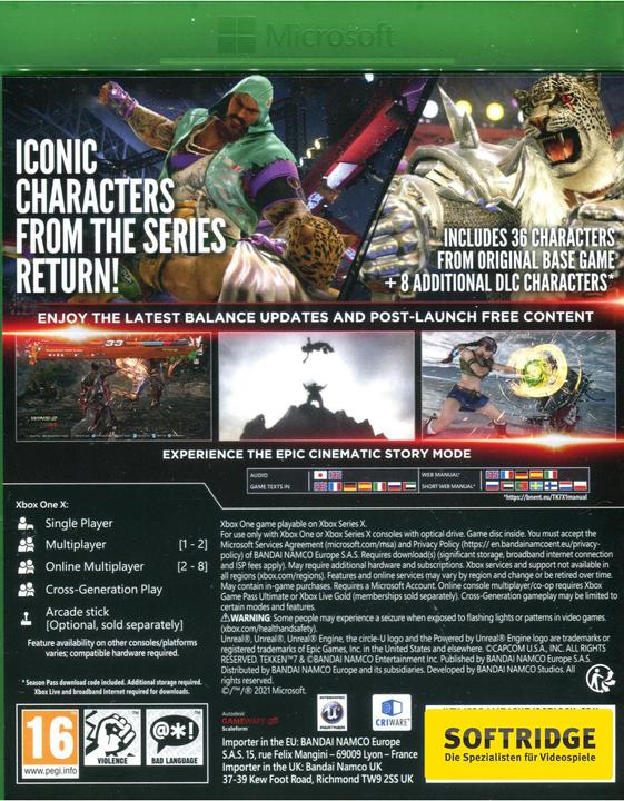 Image du produit Bandai Namco Tekken 7 - Legendary Edition (Xbox One S, EN)