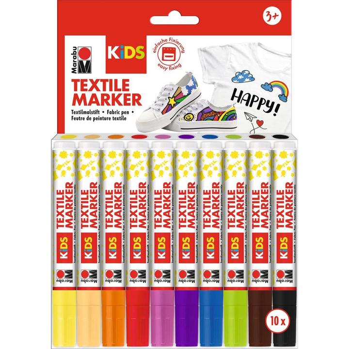 Produktbild Marabu Textilstift KiDS (Mehrfarbig, 10 x)