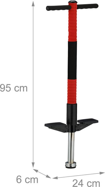 Actual product image Relaxdays Pogo stick (95 cm)