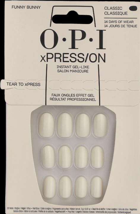 OPI Xpress/On Nail Art (Kunstnägel, Weiss)