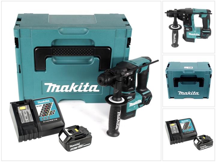 Produktbild Makita DHR 171 RF1J Akku Bohrhammer Brushless SDS Plus 18V 1,2J + 1x Akku 3,0Ah + Ladegerät + Makpac (Akkubetrieb)