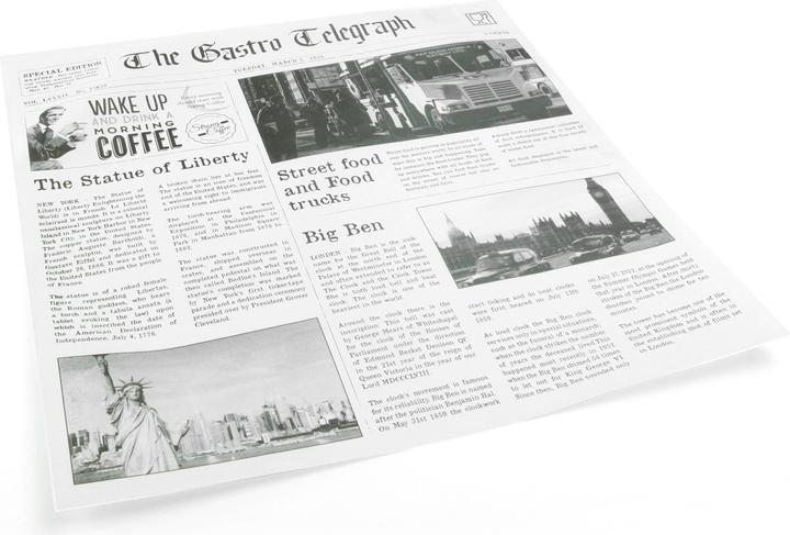 Produktbild Sier Sandwich-Beutel News Paper 30 cm x 30 cm (300 x)