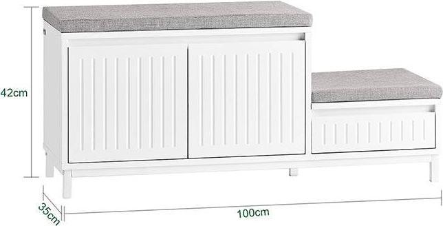 Produktbild SoBuy Schuhbank mit Sitzfläche