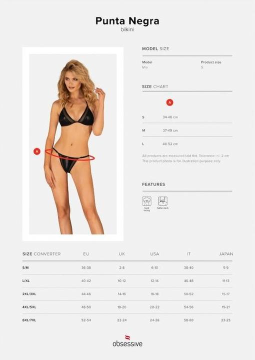 Actual product image Obsessive Punta Negra (L)
