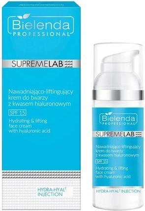 Actual product image Bielenda Professional - Supremelab Hydra-Hyal2 Injection Spf15 Hydrating- Lifting Face Cream With (50 ml, Day cream, SPF 15)