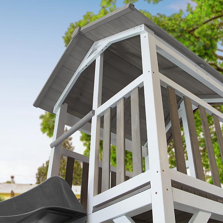 Image du produit Axi Beach Tower Tour de jeux avec balançoire simple - Toboggan gris
