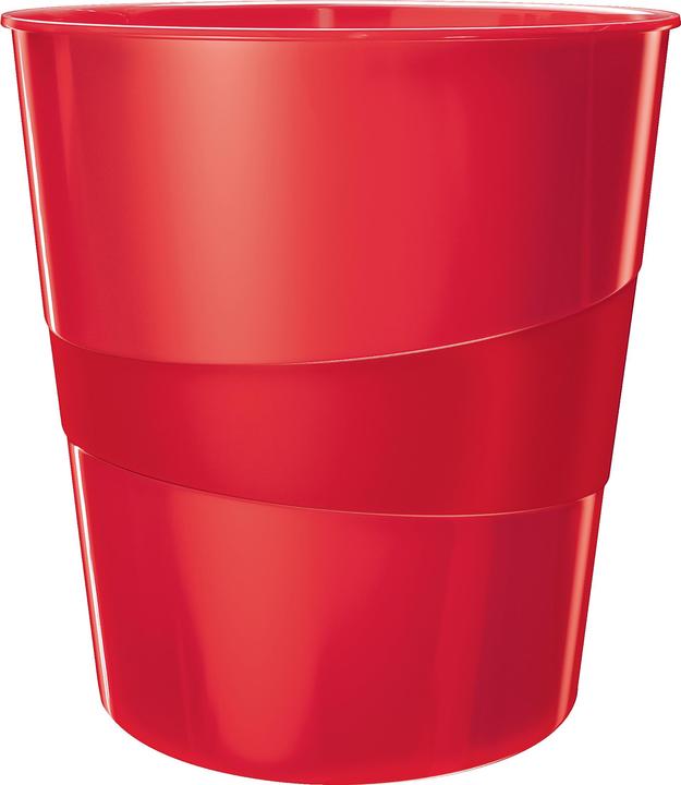 Produktbild Leitz Papierkorb WOW 15l rot metallic (15 l)