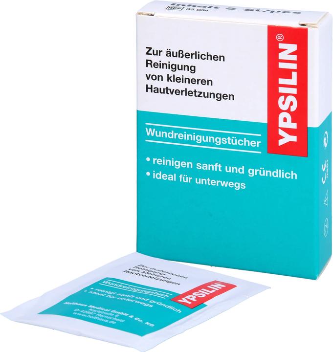 Produktbild Ypsilin Wundreinigungstücher, 5 St TUE (Tücher)