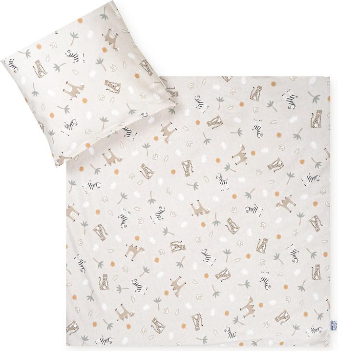 Produktbild Julius Zöllner Kinderbettwäsche Jersey Savanne Beige 100 x 135 + 40 x 60 cm