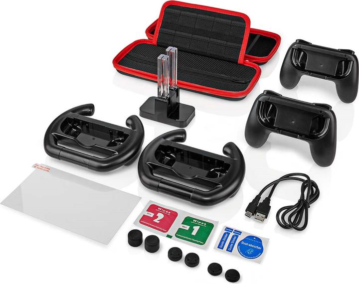 Image du produit Nedis Kit de démarrage pour le jeu | Compatible avec : Nintendo Switch (OLED) | 13 en 1 (Switch)